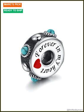 Sterling Silver Cremation Urn Bead Charm Bracelet Ashes Keepsake Memorial